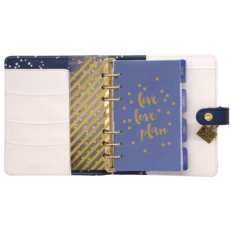Personal Planner, Color Wash, 7.48 x 6.42, Blue/Green/Red/Yellow Cover, 12-Month, Undated (PUK9180CD) Each