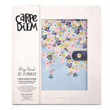 A5 Planner, Feathers, 10.24 x 9.25, Blue/Pink/White/Yellow Cover, 12-Month (PUK9198CD) Each