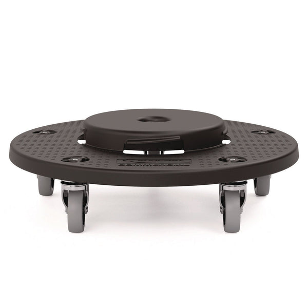 Suncast Commercial® Utility Trash Can Dolly, 350 lb Capacity, 20.75" x 6.5", Black, 2/Pack (SUATCUDOLLY2A) Each
