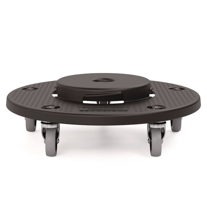 Suncast Commercial® Utility Trash Can Dolly, 350 lb Capacity, 20.75" x 6.5", Black, 2/Pack (SUATCUDOLLY2A) Each