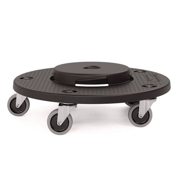 Suncast Commercial® Utility Trash Can Dolly, 350 lb Capacity, 20.75" x 6.5", Black, 2/Pack (SUATCUDOLLY2A) Each