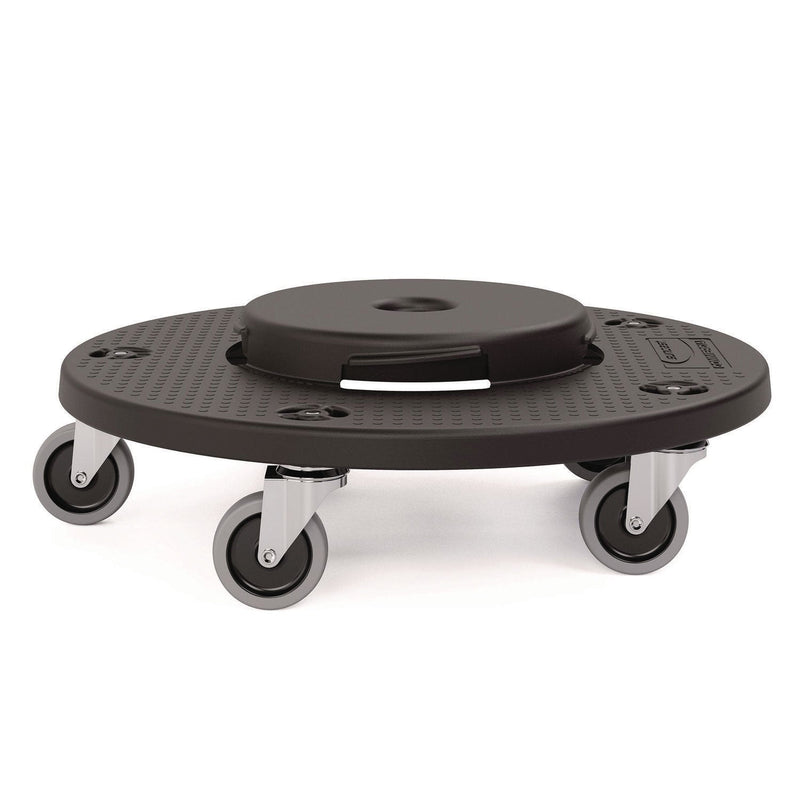 Suncast Commercial® Utility Trash Can Dolly, 350 lb Capacity, 20.75" x 6.5", Black, 2/Pack (SUATCUDOLLY2A) Each