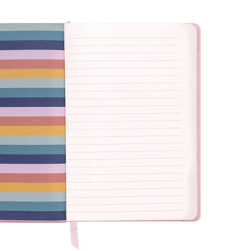 PUKKA PAD® Soft Cover Journal, Medium/College Rule, Pink Cover, (96) 8.3 x 5.2 Sheets, 3/Pack (PUK9370CD) Pack of 3