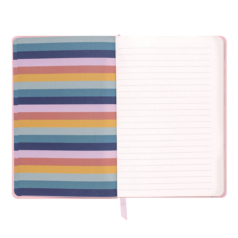PUKKA PAD® Soft Cover Journal, Medium/College Rule, Pink Cover, (96) 8.3 x 5.2 Sheets, 3/Pack (PUK9370CD) Pack of 3