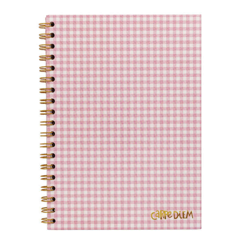 PUKKA PAD® B5 Size Notebook, 1 -Subject, Medium/College Rule, Pink Cover, (80) 6.9 x 4.9 Sheets, 3/Pack (PUK9377CD) Pack of 3