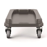 Suncast Commercial® 23 Gallon Resin Slim Trash Can Dolly, 11.88" x 20.78" x 6.18", Gray (SUATCNDOLLY) Each