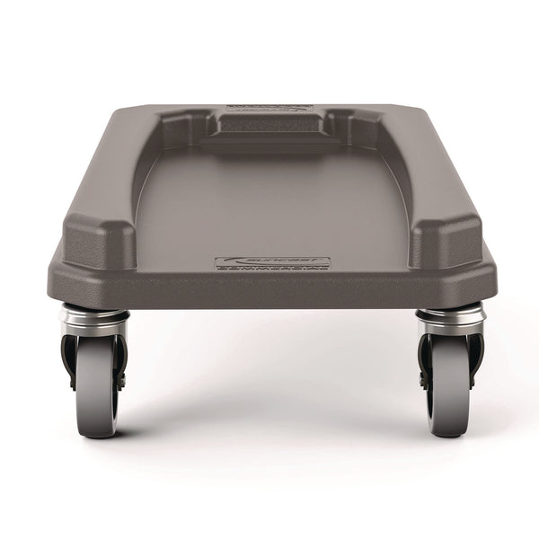 Suncast Commercial® 23 Gallon Resin Slim Trash Can Dolly, 11.88" x 20.78" x 6.18", Gray (SUATCNDOLLY) Each