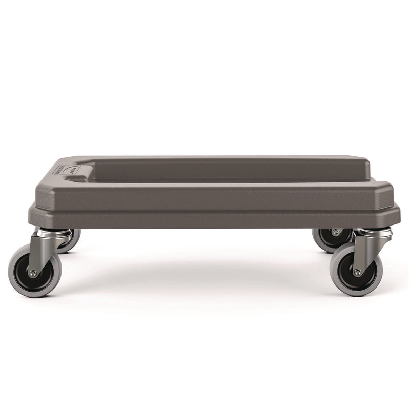 Suncast Commercial® 23 Gallon Resin Slim Trash Can Dolly, 11.88" x 20.78" x 6.18", Gray (SUATCNDOLLY) Each