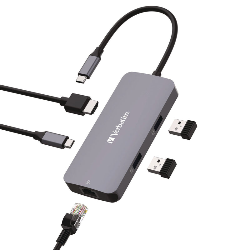 Verbatim® USB-C Pro Multiport Hub CMH 05-5 Ports (VER32150) Each