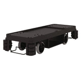 Suncast Commercial® Partially Assembled Premium Housekeeping Cart, Plastic, 1 Shelf, 24 x 62.13 x 49.75, Black (SUAHKC2002) Each