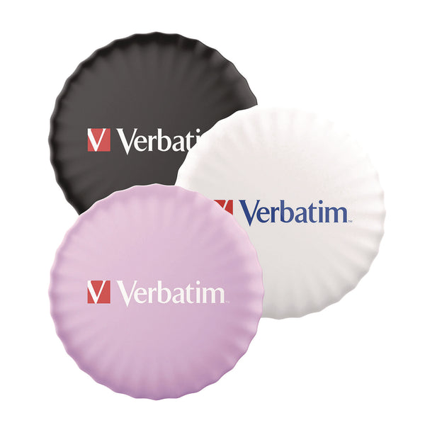 Verbatim® My Finder Bluetooth Coin Tracker for Apple iOS, Black/Purple/White, 3/Pack (VER32135) Pack of 3