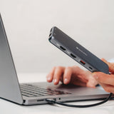 Verbatim® USB-C Pro Multiport Hub CMH 13Port, Gray (VER32153) Each