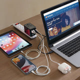 Verbatim® UTA-08 Universal Travel Adapter, (3) USB-A/(3) USB-C (VER32123) Each