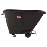 Suncast Commercial® Light Duty Tilt Truck, 1 cu yd, Plastic, Black/Red (SUARMTTCD1003F1) Each