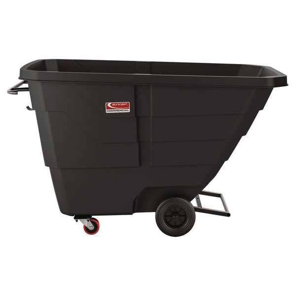 Suncast Commercial® Light Duty Tilt Truck, 1 cu yd, Plastic, Black/Red (SUARMTTCD1003F1) Each
