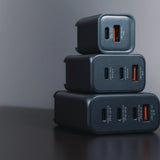 Verbatim® 35 W 2-Port GaN Wall Charger, Black/Gray (VER32200) Each