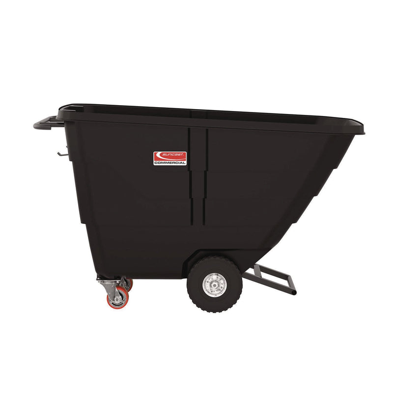 Suncast Commercial® Light Duty Tilt Truck, 0.5 cu yd, Plastic Black/Red (SUARMTTLD504F1D) Each