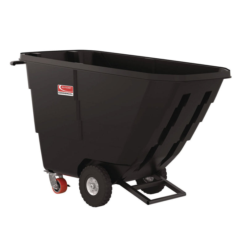 Suncast Commercial® Light Duty Tilt Truck, 0.5 cu yd, Plastic Black/Red (SUARMTTLD504F1D) Each