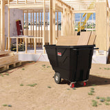 Suncast Commercial® Light Duty Tilt Truck, 0.5 cu yd, Plastic Black/Red (SUARMTTLD504F1D) Each