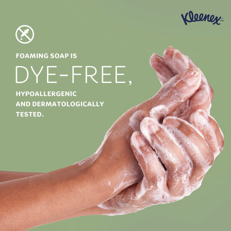 Kleenex® Botanics Luxury Foam Skin Cleanser, Fresh Scent, 1,200 mL Refill, 4/Carton (KCC52788) Case of 4