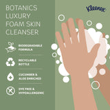 Kleenex® Botanics Luxury Foam Skin Cleanser, Fresh Scent, 1,200 mL Refill, 4/Carton (KCC52788) Case of 4