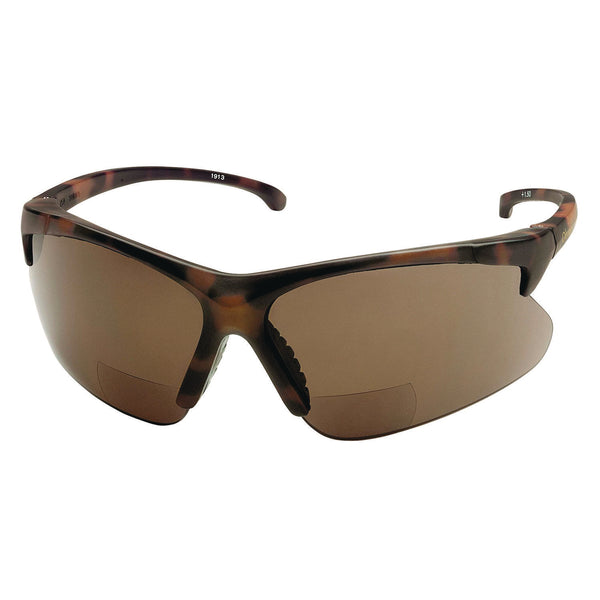 KleenGuard™ V60 30-06 Readers Safety Sunglasses Glasses, Tortoise Nylon Frame, Smoke Polycarbonate Lens, 6/Box (ANS19872) Box of 6