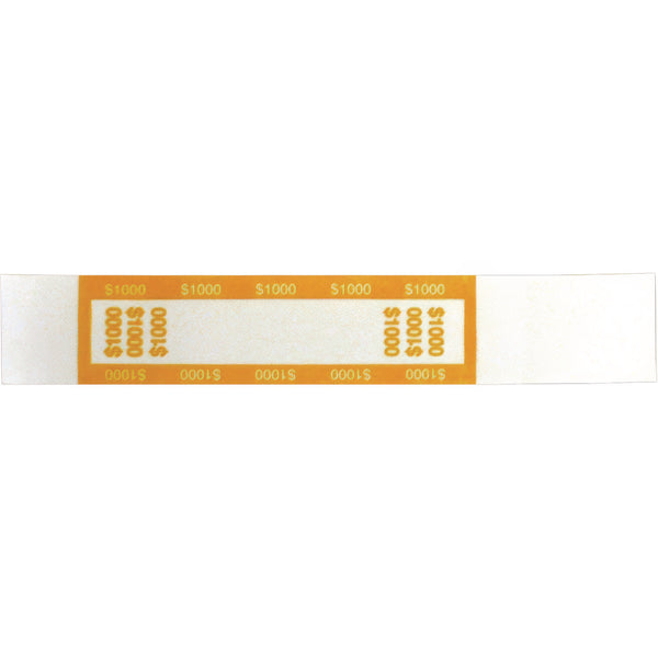 CONTROLTEK® Currency Straps, $10 Bill, $1,000, Self-Adhesive, 1,000/Pack (CNK560020) Pack of 1000