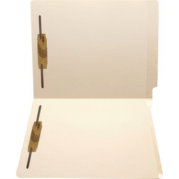 Medical Arts Press® Recycled Heavy-Duty Reinforced End Tab File Folder, 1/3-Cut Tabs, Letter Size, 1" Expansion, Manila, 50/Box (MAQ33064) Box of 50