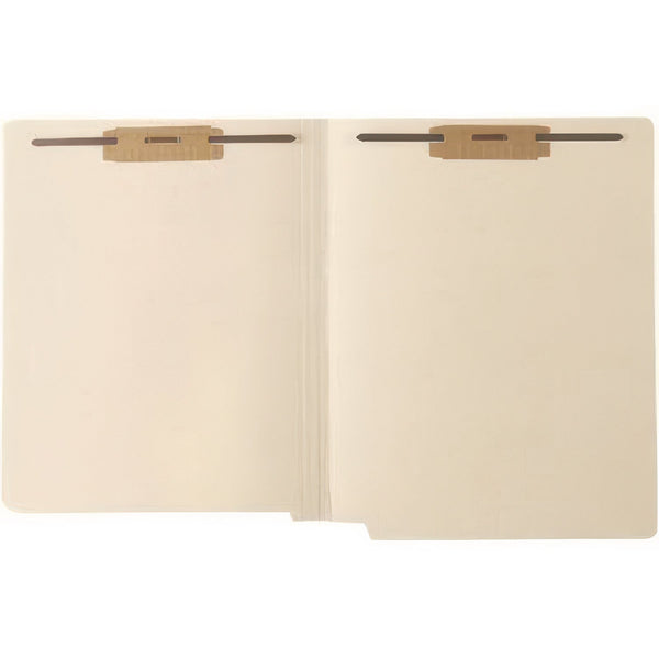 Medical Arts Press® End Tab Fastener File Folder with Mylar Spine, 0.75" Expansion, 2 Fasteners, Letter Size, Manila Exterior, 50/Box (MAQ52371) Box of 50