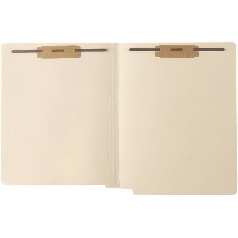 Medical Arts Press® End Tab Fastener File Folder with Mylar Spine, 0.75" Expansion, 2 Fasteners, Letter Size, Manila Exterior, 50/Box (MAQ52371) Box of 50