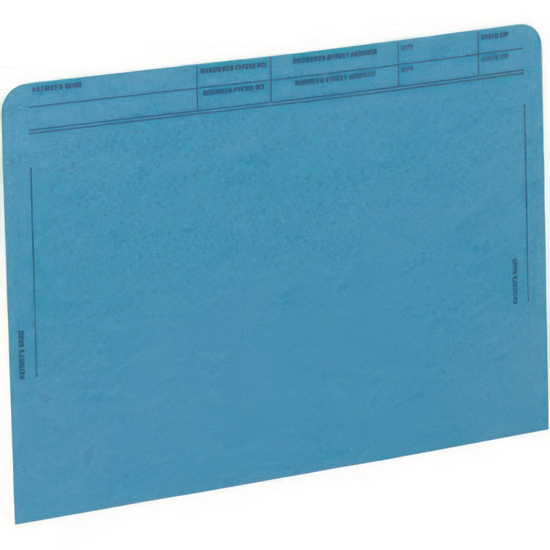 Medical Arts Press® Patient File Pocket, Letter Size, Blue, 50/Box (MAQ59547BL) Box of 50