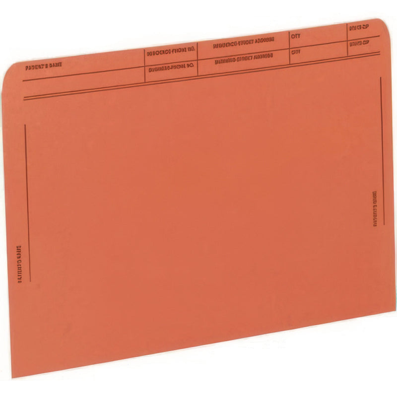 Medical Arts Press® Patient File Pocket, Letter Size, Orange, 50/Box (MAQ59547OR) Box of 50