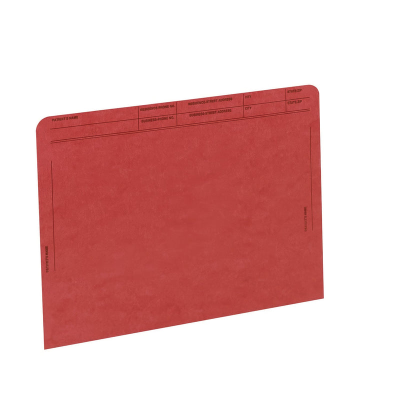 Medical Arts Press® Patient File Pocket, Letter Size, Red, 50/Box (MAQ59547RD) Box of 50