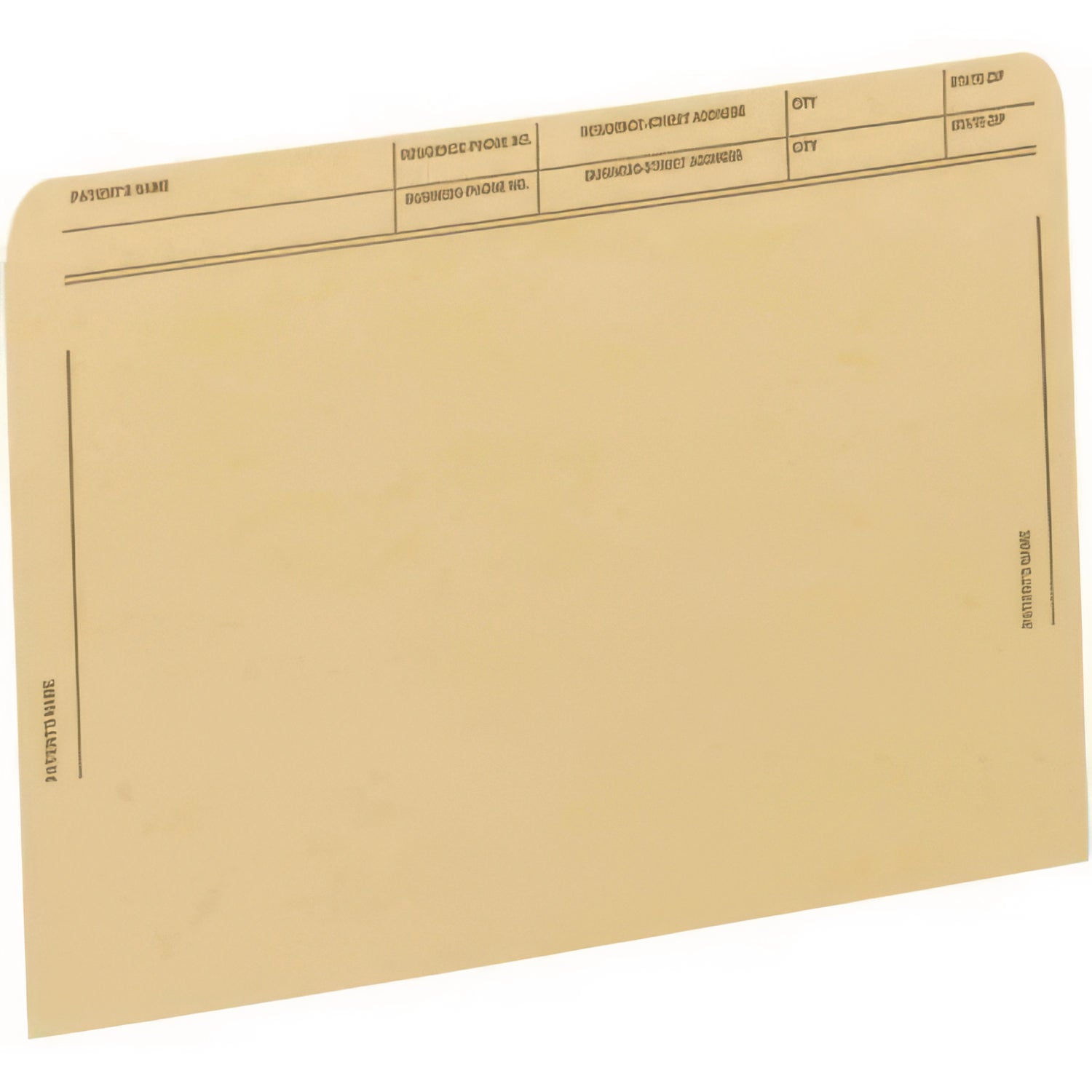 Medical Arts Press® Patient File Pocket, Letter Size, Tan, 50/Box (MAQ ...