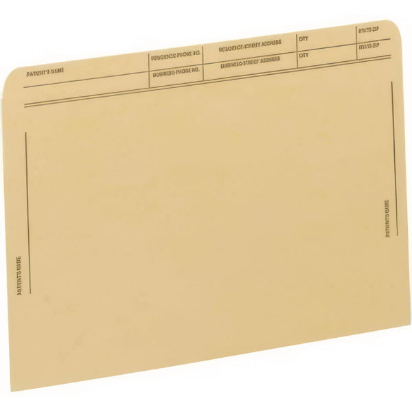 Medical Arts Press® Patient File Pocket, Letter Size, Tan, 50/Box (MAQ59547TN) Box of 50