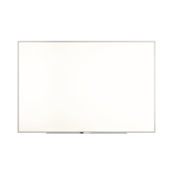 TRU RED™ Melamine Dry Erase Board, 72" x 48", White Surface, Gray/Natural Aluminum Frame (TUDTR59352) Each