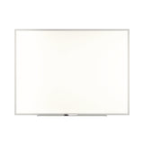 TRU RED™ Melamine Dry Erase Board, 48" x 36", White Surface, Gray/Natural Aluminum Frame (TUDTR59354) Each