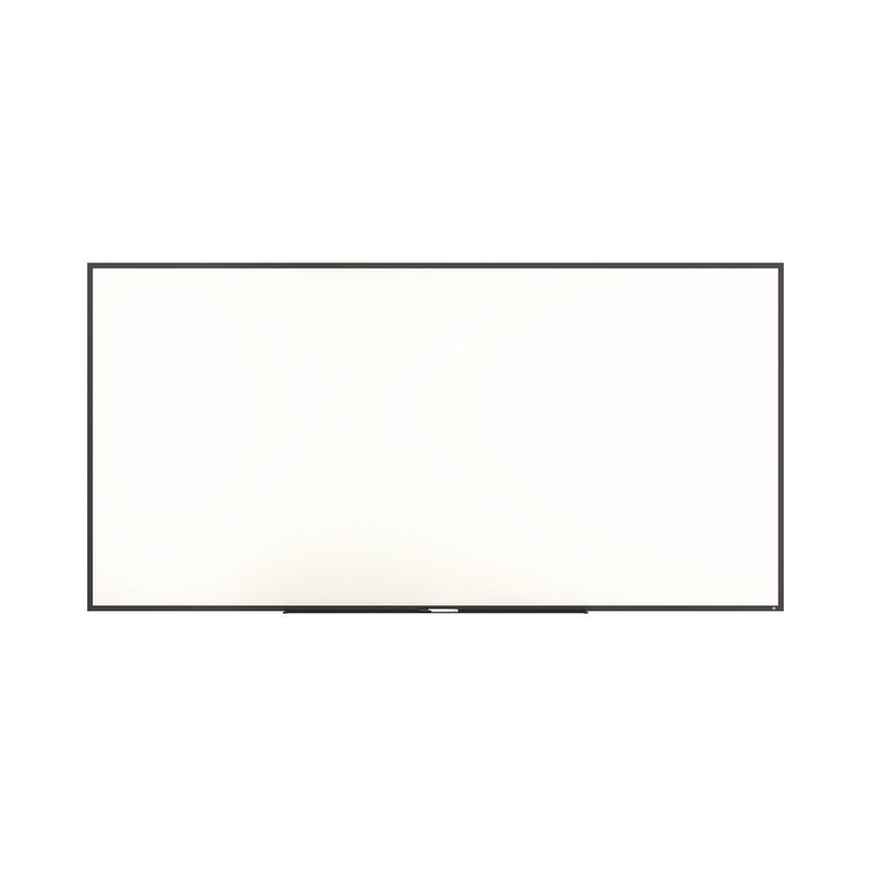 TRU RED™ Melamine Dry Erase Board, 96" x 48", White Surface, Black Aluminum Frame (TUDTR59357) Each