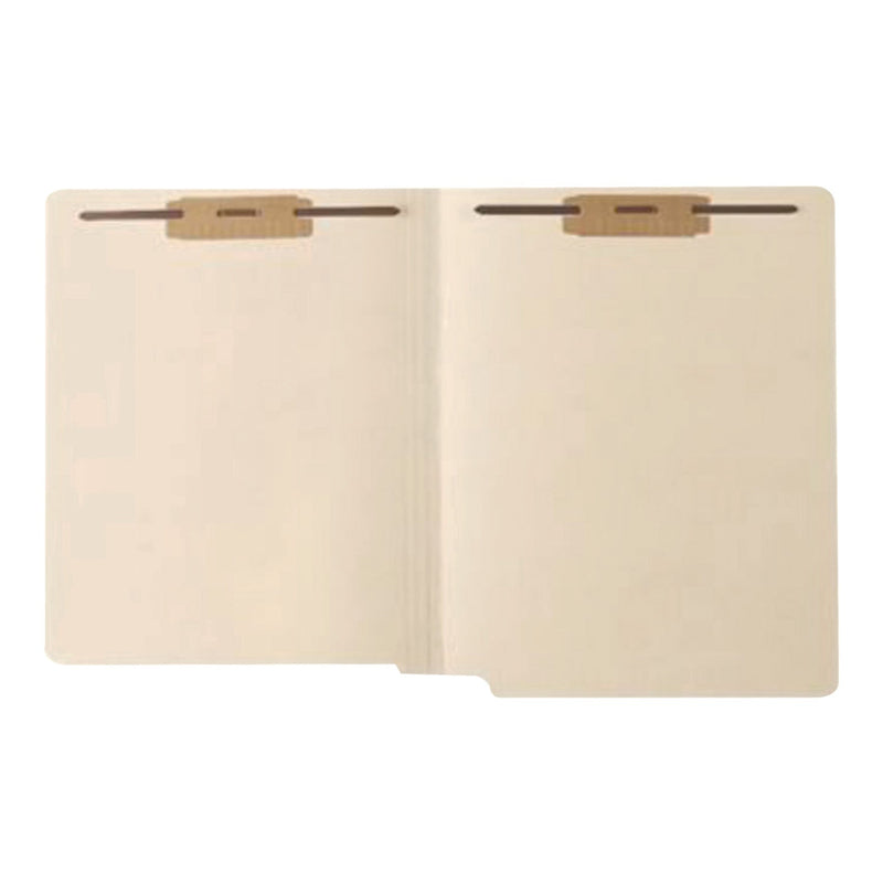Medical Arts Press® Heavy-Duty End Tab File Folder, 0.75" Expansion, 2 Fasteners, Letter Size, Manila Exterior, 50/Box (MAQ31464) Box of 50