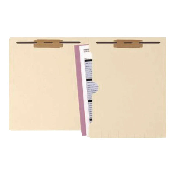 Medical Arts Press® Paperboard Classification Folder, 0.75" Expansion, 2 Fasteners, Letter Size, Manila Exterior, 50/Box (MAQ50661) Box of 50