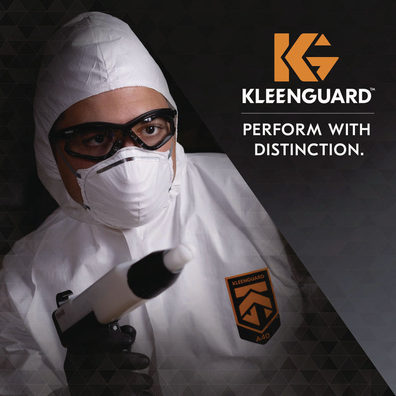 KleenGuard™ V30 Nemesis Foam Safety Glasses, Black Nylon Frame, Smoke Polycarbonate Lens, 12/Carton (ANS65336) Case of 12