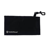 Smith & Wesson® Safety Glasses Carrying Pouch with Belt Clip, 4.25 x 0.25 x 4.25, Black, 12/Carton (ANS19941) Case of 12