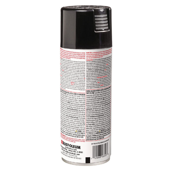 Rust-Oleum® High Heat Enamel Spray Paint, Semi-Gloss Black, 12 oz Aerosol Can, 6/Carton (RST241169) Case of 6