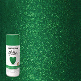 Rust-Oleum® Specialty Glitter Spray Paint, Glitter Kelly Green, 10.25 oz Aerosol Can, 6/Carton (RST277781) Case of 6