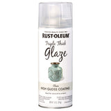 Rust-Oleum® Specialty Triple Thick Glaze Spray Paint, High Gloss Clear, 12 oz Aerosol Can, 6/Carton (RST301416) Case of 6