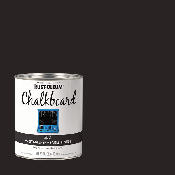 Rust-Oleum® Chalkboard Paint, Matte Black, 30 oz.Can, 4/Carton (RST301450) Case of 4