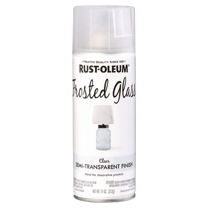 Rust-Oleum® Specialty Frosted Glass Spray Paint, Matte Clear, 11 oz Aerosol Can (RST342600EA) Each