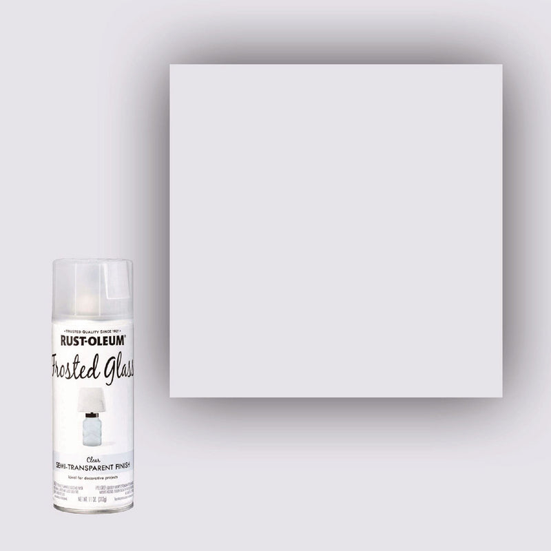 Rust-Oleum® Specialty Frosted Glass Spray Paint, Matte Clear, 11 oz Aerosol Can, 6/Carton (RST342600) Case of 6