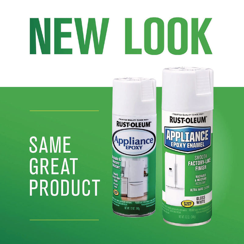 Rust-Oleum® Specialty Appliance Epoxy Spray Paint, Gloss White, 12 oz Aerosol Can (RST7881830EA) Each