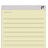 TRU RED™ Notepads, Narrow Rule, 50 Canary Yellow 8.5 x 11.75 Sheets, 6/Pack (TUDTR59921)